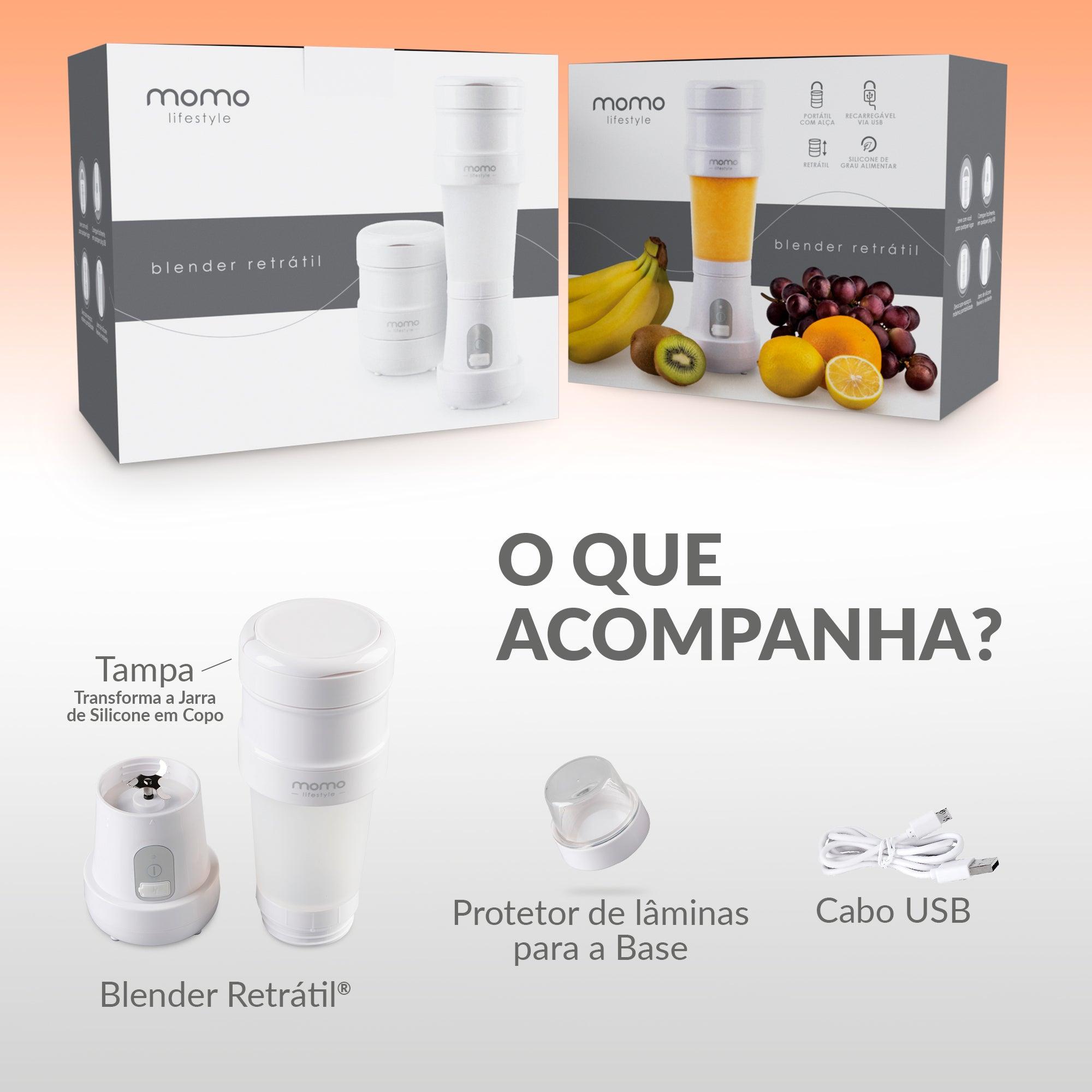 Blender Retrátil, liquidificador portátil | Loja Momo – Loja Momo