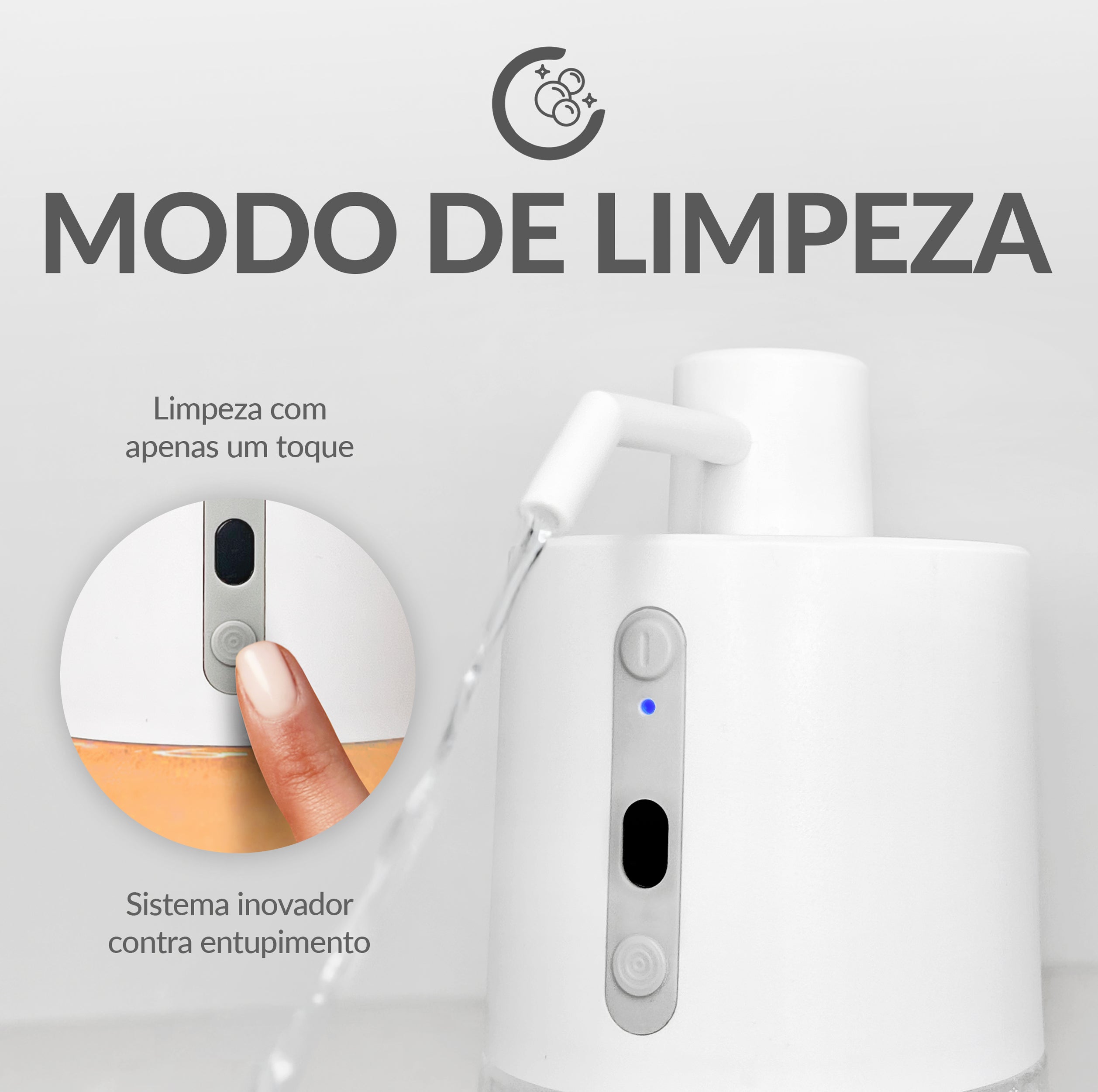 Dispenser de Sabonete Líquido Automático | EasyClean | Loja Momo