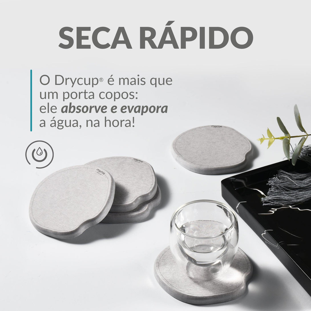 Porta Copos Absorvente | Drycup | Loja Momo - Loja Momo Lifestyle - 